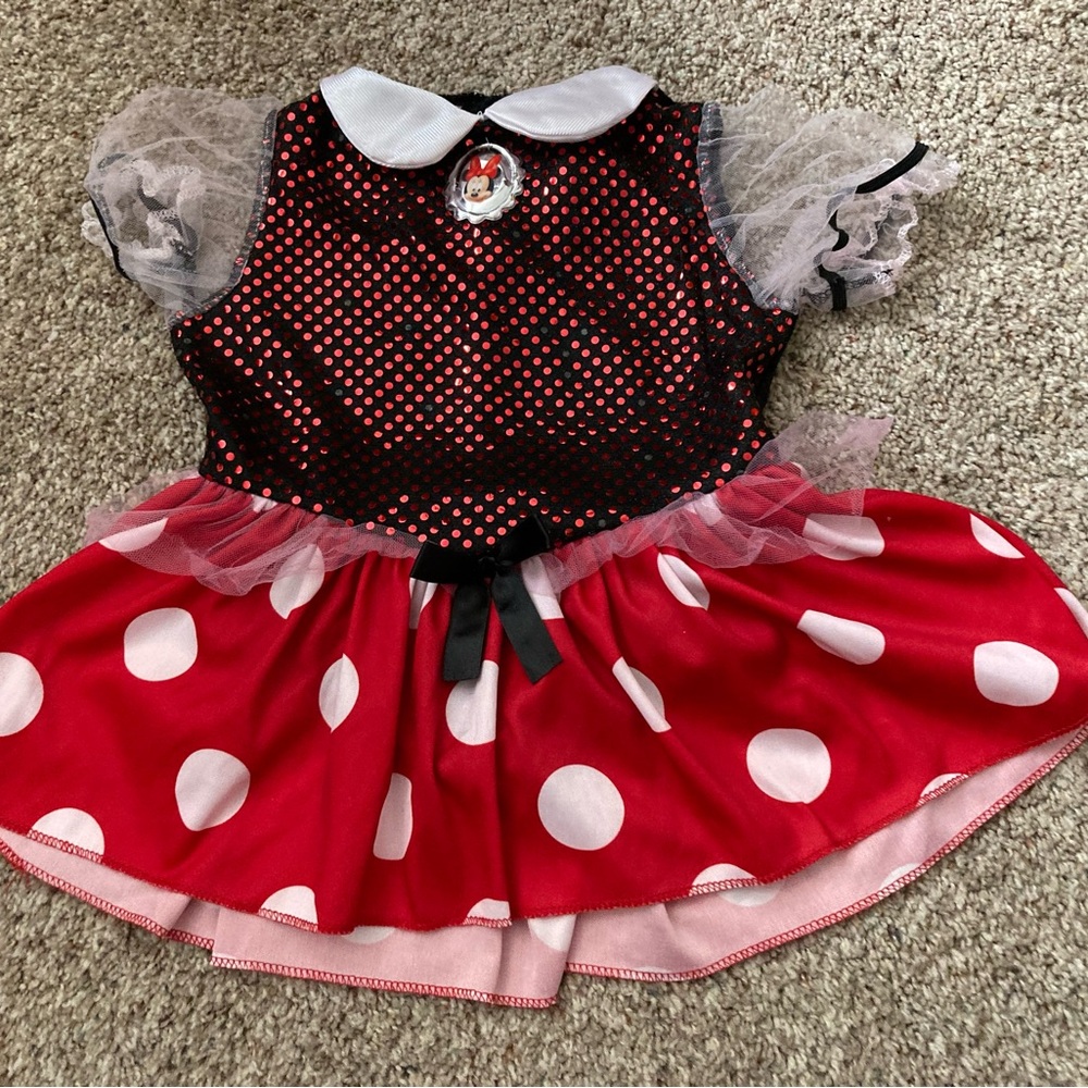 Minnie Mouse Dress Halloween Costume Disney Size 12 to 18 Months